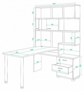 Стол компьютерный Домино СР-420/150 в Нижнекамске - nizhnekamsk.mebel24.online | фото 2