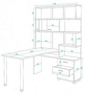 Стол компьютерный Домино СР-420/150 в Нижнекамске - nizhnekamsk.mebel24.online | фото 2