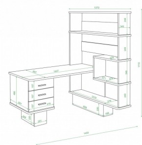 Стол компьютерный Домино СР-520 в Нижнекамске - nizhnekamsk.mebel24.online | фото 2