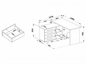 Стол компьютерный КСТ-109Л в Нижнекамске - nizhnekamsk.mebel24.online | фото 4