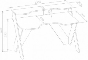 Стол компьютерный КСТ-118 в Нижнекамске - nizhnekamsk.mebel24.online | фото 3