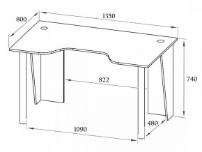 Стол компьютерный КСТ-18 в Нижнекамске - nizhnekamsk.mebel24.online | фото 2