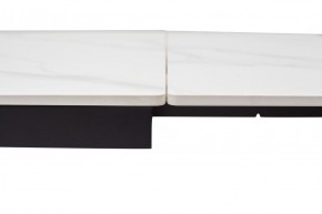 Стол LIVORNO 180 MATT WHITE MARBLE SOLID CERAMIC / BLACK, ®DISAUR в Нижнекамске - nizhnekamsk.mebel24.online | фото 3