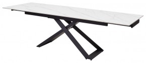 Стол LIVORNO 180 MATT WHITE MARBLE SOLID CERAMIC / BLACK, ®DISAUR в Нижнекамске - nizhnekamsk.mebel24.online | фото 8