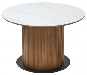 Стол MESA D120 цвет БЕЛЫЙ МРАМОР M326 / Каркас OAK, ®DISAUR в Нижнекамске - nizhnekamsk.mebel24.online | фото 7
