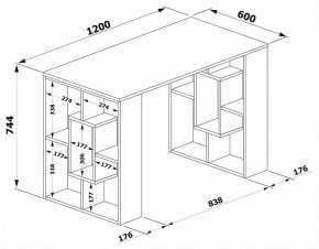 Стол письменный СПм-15 в Нижнекамске - nizhnekamsk.mebel24.online | фото 2