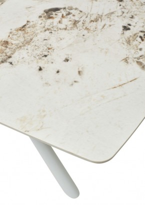 Стол RIVOLI 140 GLOSS LUXURY PANDORA SOLID CERAMIC / WHITE, ®DISAUR в Нижнекамске - nizhnekamsk.mebel24.online | фото 10