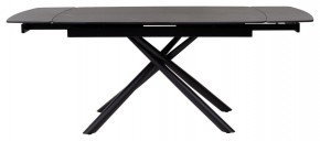 Стол RIVOLI 140 MATT BLACK MARBLE SOLID CERAMIC / BLACK, ®DISAUR в Нижнекамске - nizhnekamsk.mebel24.online | фото 2