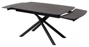 Стол RIVOLI 140 MATT BLACK MARBLE SOLID CERAMIC / BLACK, ®DISAUR в Нижнекамске - nizhnekamsk.mebel24.online | фото 6