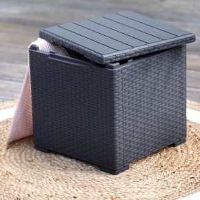 Стол с функцией хранения Виго (Vigo storage box) графит в Нижнекамске - nizhnekamsk.mebel24.online | фото 1