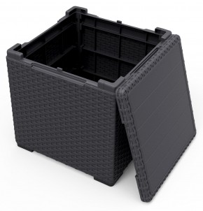 Стол с функцией хранения Виго (Vigo storage box) графит в Нижнекамске - nizhnekamsk.mebel24.online | фото 3
