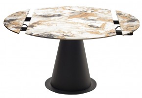 Стол TERAMO 135 GLOSS GRAND JADE SOLID CERAMIC, керамика, поворотн.механизм / Черный каркас, ®DISAUR в Нижнекамске - nizhnekamsk.mebel24.online | фото 14