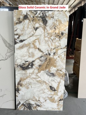 Стол TERAMO 135 GLOSS GRAND JADE SOLID CERAMIC, керамика, поворотн.механизм / Черный каркас, ®DISAUR в Нижнекамске - nizhnekamsk.mebel24.online | фото 7