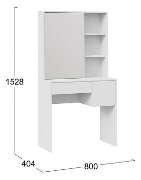 Стол туалетный Вайт в Нижнекамске - nizhnekamsk.mebel24.online | фото 7