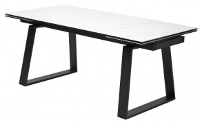 Стол VASTO 180 MARBLES KL-99 Белый мрамор матовый, итальянская керамика/ черный каркас, ®DISAUR в Нижнекамске - nizhnekamsk.mebel24.online | фото 4