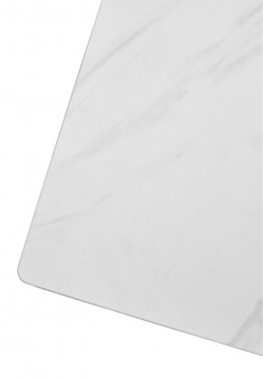 Стол VASTO 180 MARBLES KL-99 Белый мрамор матовый, итальянская керамика/ черный каркас, ®DISAUR в Нижнекамске - nizhnekamsk.mebel24.online | фото 7