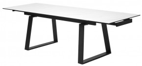 Стол VASTO 180 MARBLES KL-99 Белый мрамор матовый, итальянская керамика/ черный каркас, ®DISAUR в Нижнекамске - nizhnekamsk.mebel24.online | фото 9