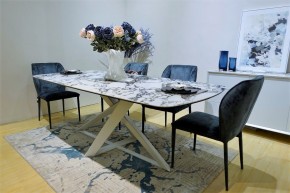 Стол VICENZA 220 BULGARI WHITE, керамика / белый, ®DISAUR в Нижнекамске - nizhnekamsk.mebel24.online | фото 12