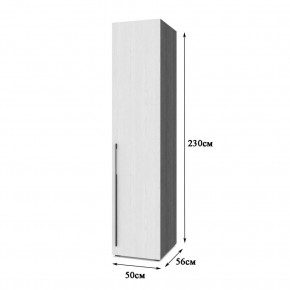 СТОУН С13 Шкаф-пенал (дуб золотой/графит) в Нижнекамске - nizhnekamsk.mebel24.online | фото 2