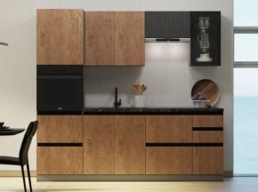ТЕХНО-6 Кухонный гарнитур 2,4 м в Нижнекамске - nizhnekamsk.mebel24.online | фото