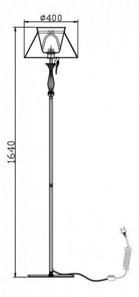 Торшер Maytoni Bird ARM013-22-W в Нижнекамске - nizhnekamsk.mebel24.online | фото 8