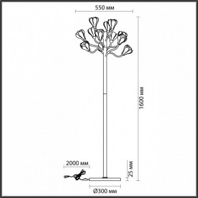 Торшер Odeon Light Gardi 5090/12F в Нижнекамске - nizhnekamsk.mebel24.online | фото 5