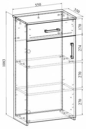 Тумба Агата АТ-2 в Нижнекамске - nizhnekamsk.mebel24.online | фото 4