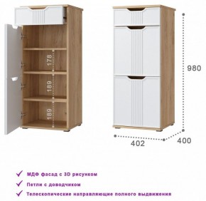 Тумба для обуви Эмилия ЭЛ-3 в Нижнекамске - nizhnekamsk.mebel24.online | фото 3