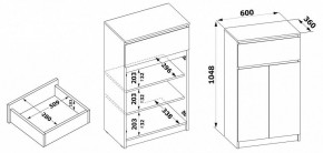 Тумба для обуви ТП-12 в Нижнекамске - nizhnekamsk.mebel24.online | фото 4