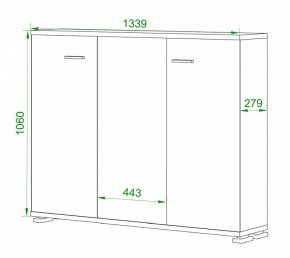 Тумба Домино нельсон ПУ-60-4 в Нижнекамске - nizhnekamsk.mebel24.online | фото 2