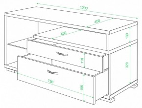 Тумба под ТВ Домино ТК-10М в Нижнекамске - nizhnekamsk.mebel24.online | фото 2