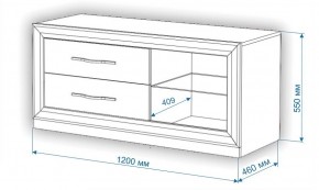 Тумба под ТВ Нобиле КА120 в Нижнекамске - nizhnekamsk.mebel24.online | фото 2