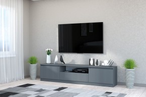Тумба под ТВ "Хилтон" (Графит) в Нижнекамске - nizhnekamsk.mebel24.online | фото