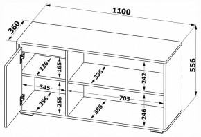 Тумба под ТВ Т-2 в Нижнекамске - nizhnekamsk.mebel24.online | фото 7