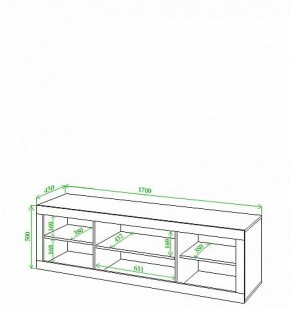 Тумба под ТВ Toivo Кон170 в Нижнекамске - nizhnekamsk.mebel24.online | фото 2