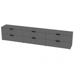 ТВ тумба TV18 (Графит) в Нижнекамске - nizhnekamsk.mebel24.online | фото