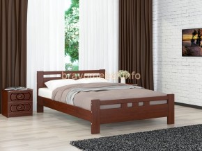 ВЕРОНИКА-2 Кровать из массива 1600  в Нижнекамске - nizhnekamsk.mebel24.online | фото 3
