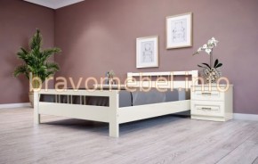 ВЕРОНИКА-3 Кровать из массива 1200 (Слоновая кость) в Нижнекамске - nizhnekamsk.mebel24.online | фото