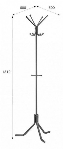 Вешалка напольная Пико 3 в Нижнекамске - nizhnekamsk.mebel24.online | фото 7
