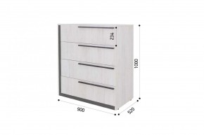 ВИНТЕР - 8 Комод 4 ящика в Нижнекамске - nizhnekamsk.mebel24.online | фото 4