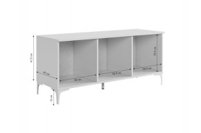 ЗЕФИР Гостиная К1 (белое дерево/белый муар) в Нижнекамске - nizhnekamsk.mebel24.online | фото 4
