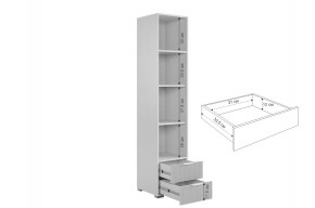 ЗЕФИР Гостиная К1 (белое дерево/белый муар) в Нижнекамске - nizhnekamsk.mebel24.online | фото 6